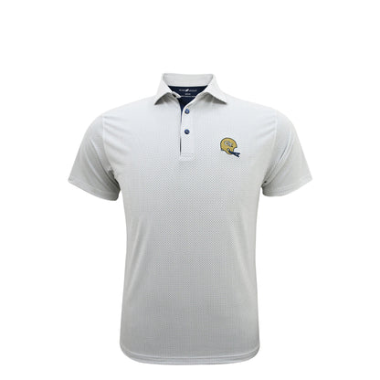 Georgia Tech Yellow Jackets Horn Legend Football Helmet Polo - Front View