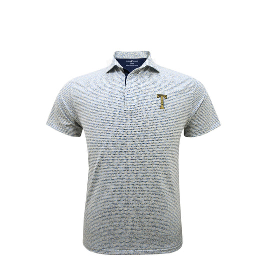 Georgia Tech Yellow Jackets Horn Legend Vault T Wordmark Polo - Front View