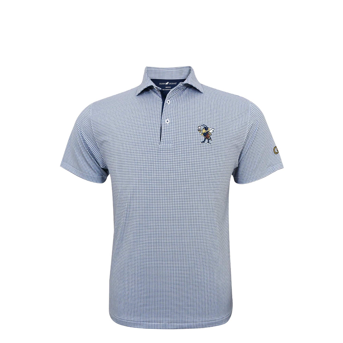 Georgia Tech Baseball Buzz Medallion Polo