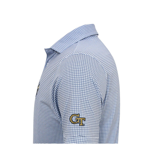 Georgia Tech Baseball Buzz Medallion Polo