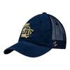 Georgia Tech Yellow Jackets Inside Story Adjustable Navy Hat - Angled Left View