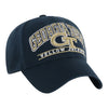 Georgia Tech Yellow Jackets Fletcher Wordmark Navy Adjustable Hat - In Navy - Angled Right View