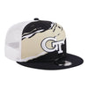 Georgia Tech Yellow Jackets Tear Mesh Back Navy Adjustable Hat - Right Angled View