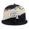 Georgia Tech Yellow Jackets Tear Mesh Back Navy Adjustable Hat - Front View
