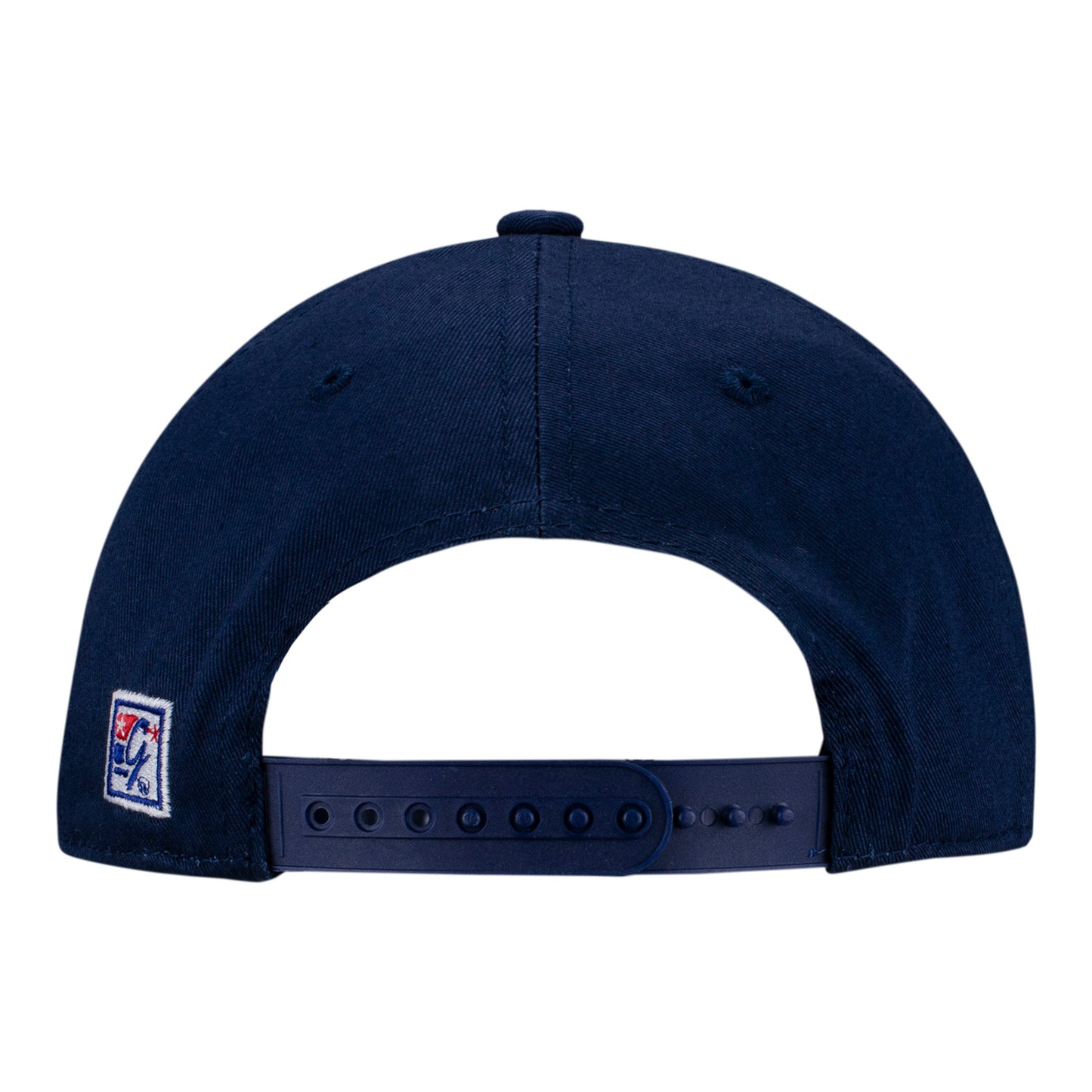 Georgia Tech Yellow Jackets Retro Circle Navy Adjustable Hat - Back View