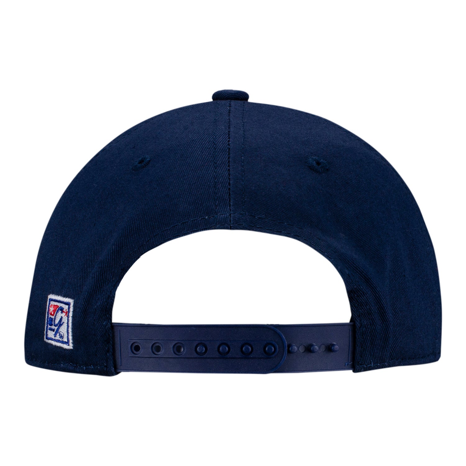 Georgia Tech Yellow Jackets Retro Circle Navy Adjustable Hat - Back View