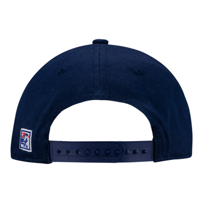 Georgia Tech Yellow Jackets Retro Circle Navy Adjustable Hat - Back View