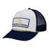 Georgia Tech Yellow Jackets Rope Trucker White Adjustable Hat - Front Left View