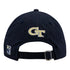 Georgia Tech Yellow Jackets Team Color Bar Navy Adjustable Hat - Back VIew