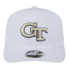 Georgia Tech Yellow Jackets Preform 970 Snapback White Hat - Front View