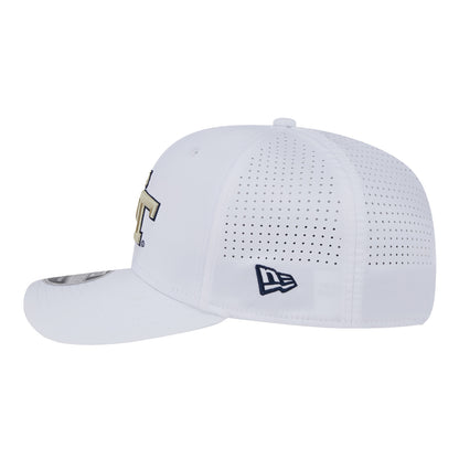 Georgia Tech Yellow Jackets Preform 970 Snapback White Hat - Left View