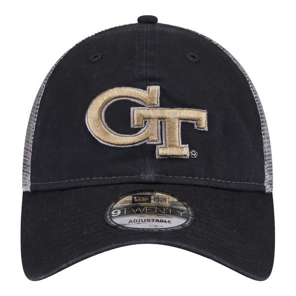 Georgia Tech Yellow Jackets Slick 920 Adjustable Navy Hat - Front View