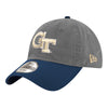 Georgia Tech Yellow Jackets Color Block Unstructured Adjustable Hat - Angled Left View