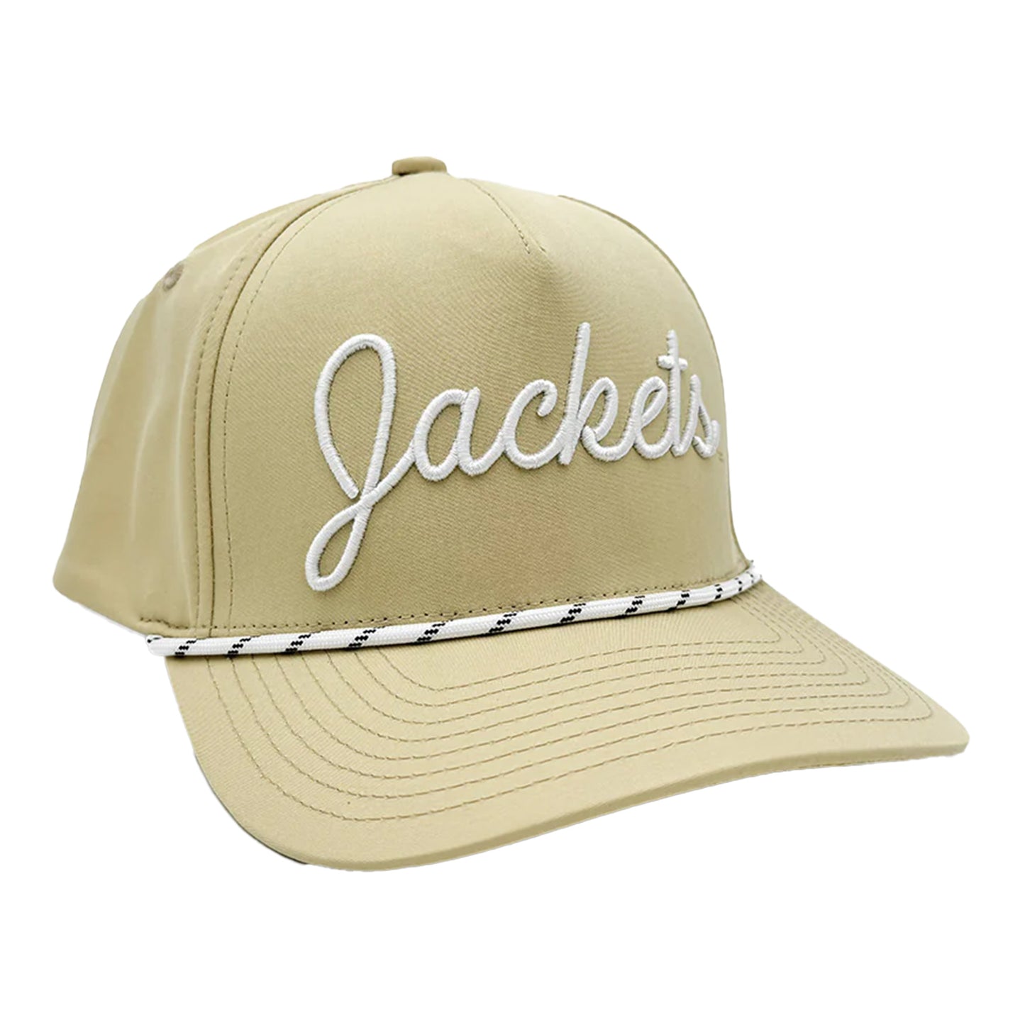 Georgia Tech Yellow Jackets Gold Script Rope Hat - Front Right View