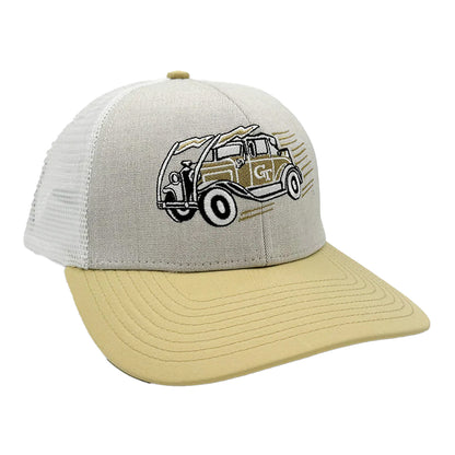 Georgia Tech Yellow Jackets Ramblin Wreck Trucker Hat - Front Right View