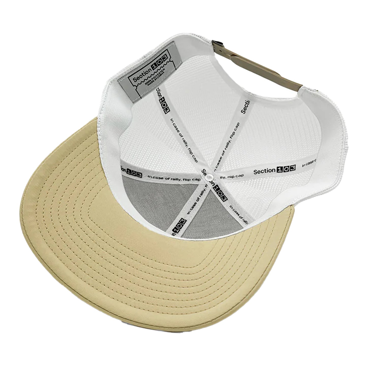 Georgia Tech Yellow Jackets Ramblin Wreck Trucker Hat - Under View