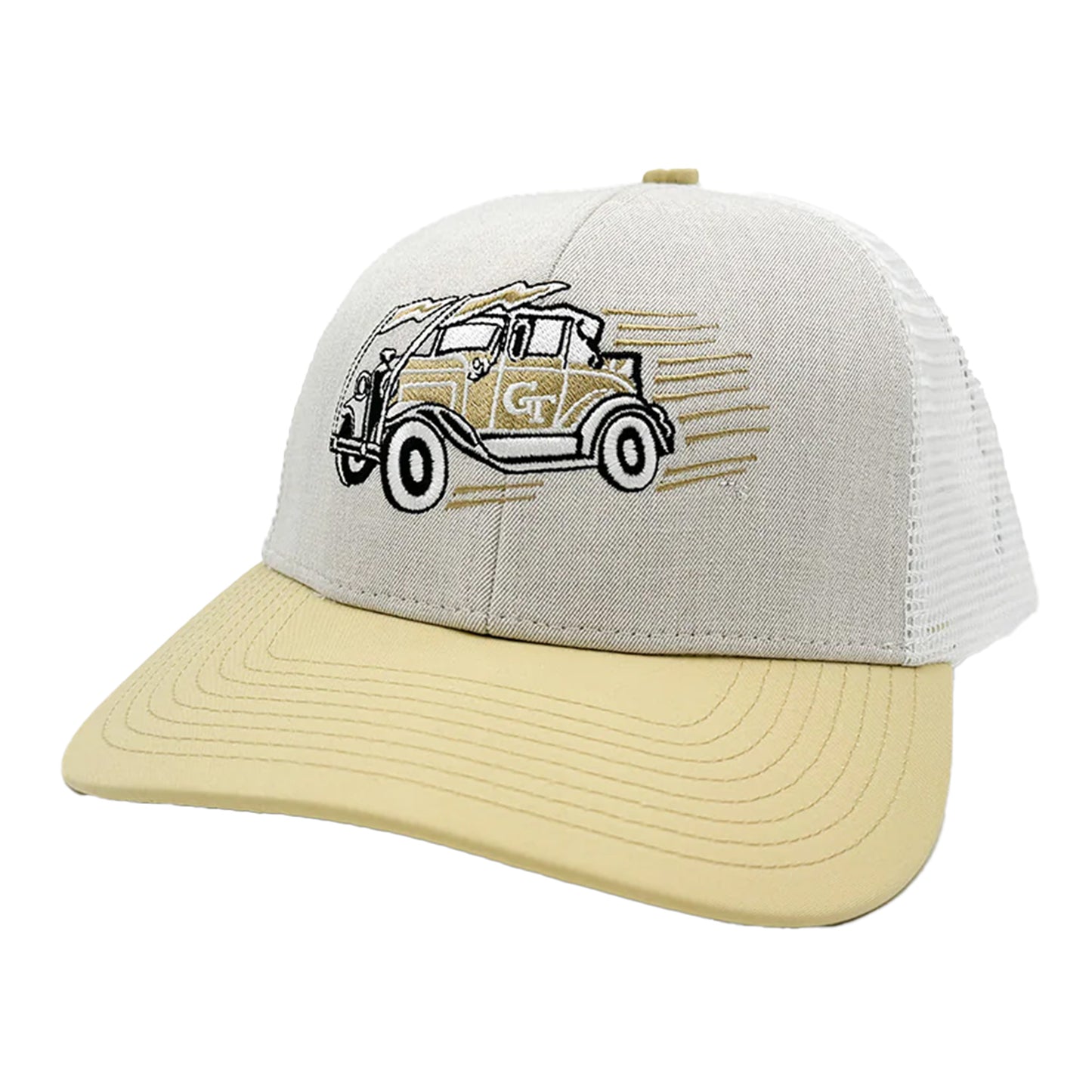 Georgia Tech Yellow Jackets Ramblin Wreck Trucker Hat - Front Left View