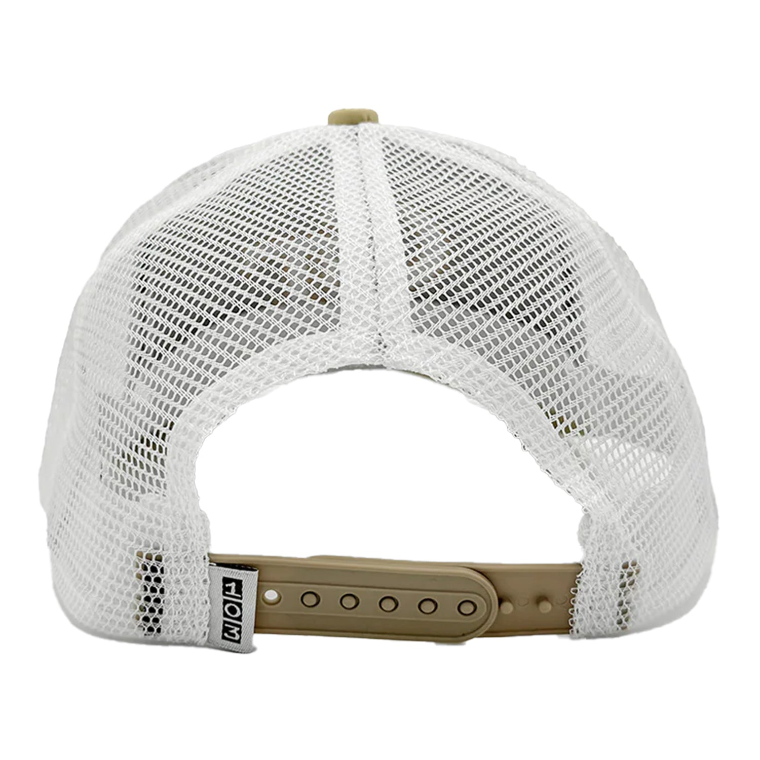 Georgia Tech Yellow Jackers Gray and Gold Logo Trucker Hat - Back View