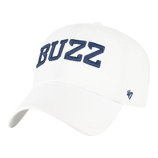 Georgia Tech Yellow Jackets 47 Brand White Buzz Cleanup Hat - Front Left View