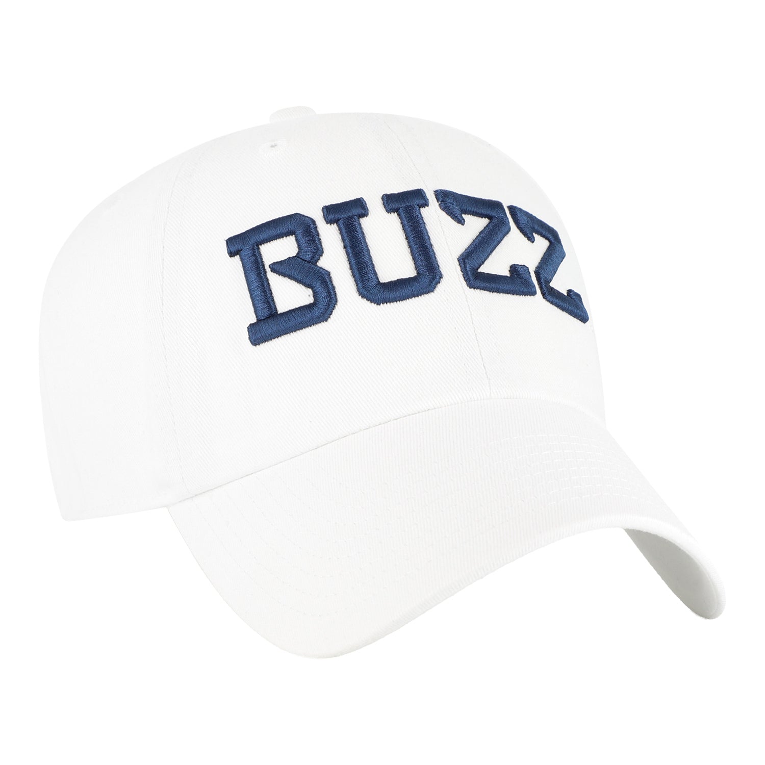 Georgia Tech Yellow Jackets 47 Brand White Buzz Cleanup Hat - Front Right View