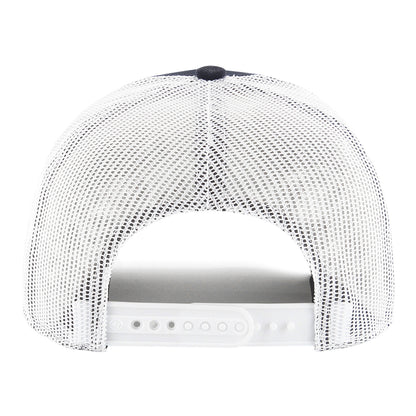 Georgia Tech Yellow Jackets 47 Brand Buzz Logo and Wordmark Navy Trucker - Back View