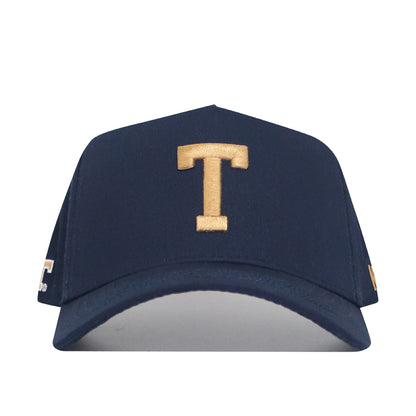 Georgia Tech Yellow Jackets Baseball Vintage T Snapback Hat - Front View