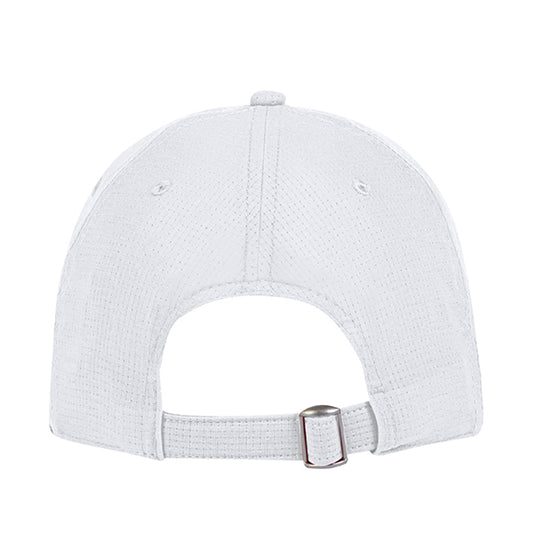 Georgia Tech Yellow Jackets Under ArmourVent High Crown Adjustable Hat – White - Back view