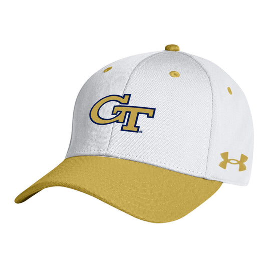 Georgia Tech Under Armour Coach White Hat