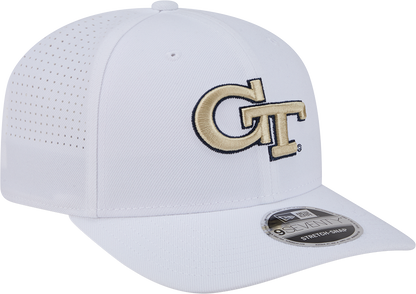 Georgia Tech Yellow Jackets New Era 970SS Primary Hat – White - Front right View