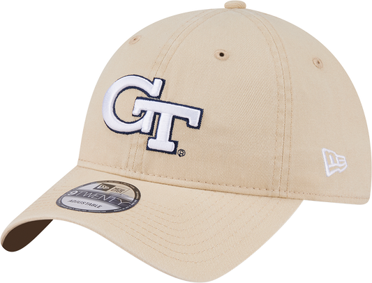 Georgia Tech Yellow Jackets New Era Primary Logo 920 Hat - Gold - Front Left View