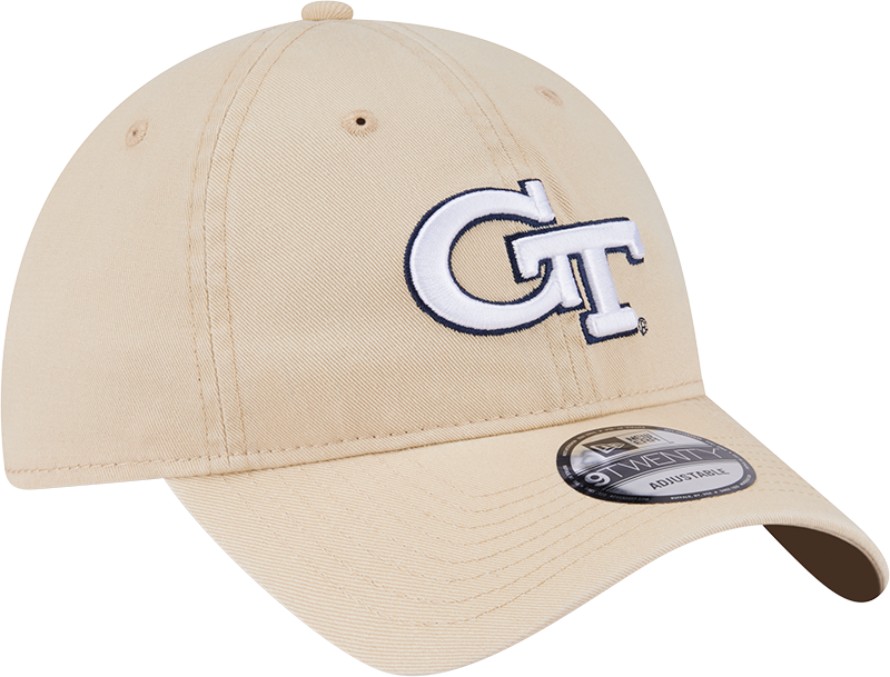 Georgia Tech Yellow Jackets New Era Primary Logo 920 Hat - Gold - Front Right View