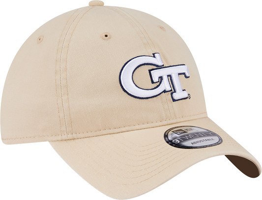 Georgia Tech Yellow Jackets New Era Primary Logo 920 Hat - Gold - Front Right View