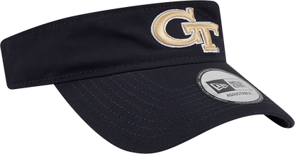Georgia Tech Yellow Jackets New Era Primary Logo Visor - Navy - Front Right View