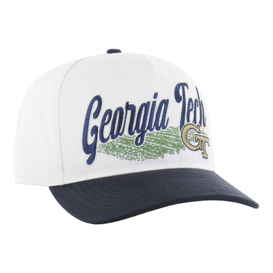 Georgia Tech Yellow Jackets '47 Brand Enfield Hitch RF Hat - White/Navy