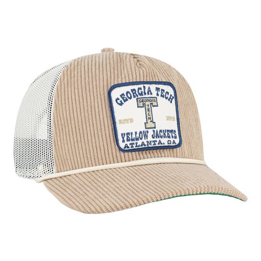 Georgia Tech Yellow Jackets '47 Brand Cordlandia Hitch RF Hat - Tan
