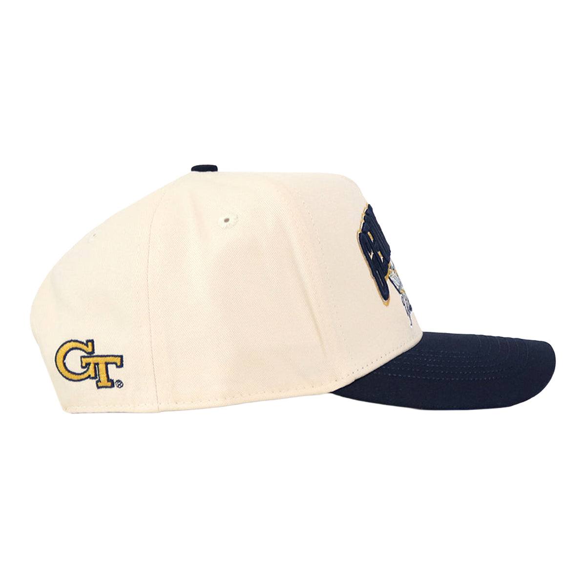 Georgia Tech Yellow Jackets Stadium Graphic Two Tone Hat – White/Navy