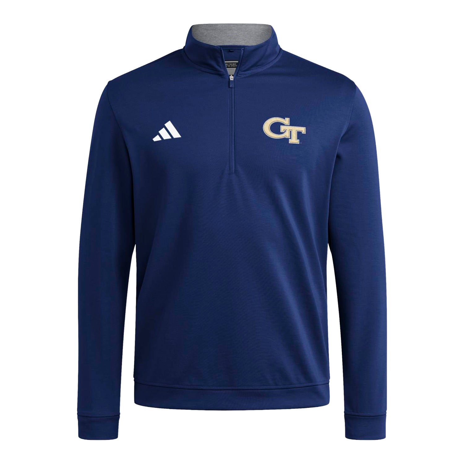 Georgia Tech Yellow Jackets Elevated Quarter Zip Pullover - Front View