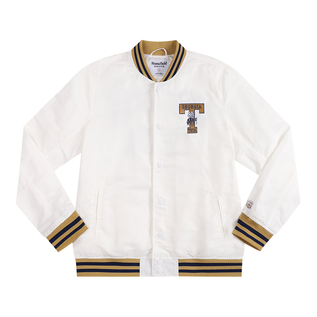 Georgia Tech Yellow Jackets Vault T Whiteout Bomber Jacket