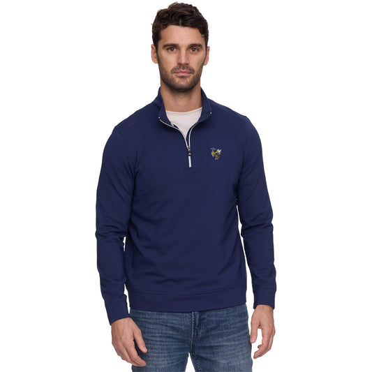 Georgia Tech Yellow Jackets Foley Ottoman Buzz Navy 1/4-Zip