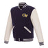 Georgia Tech Yellow Jackets Reversible Varisty Navy Jacket - Front View