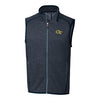 Georgia Tech Yellow Jackets Cutter & Buck Mainsail Sweater-Knit Full Zip Vest