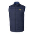 Georgia Tech Yellow Jackets Cutter & Buck Stealth Hybrid Quilted Windbreaker Vest - Front View