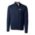 Georgia Tech Yellow Jackets Cutter & Buck Lakemont Tri-Blend Quarter Zip Pullover Sweater - Front View