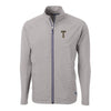 Georgia Tech Yellow Jackets College Vault Cutter & Buck Adapt Eco Knit Hybrid Recycled Full Zip Jacket