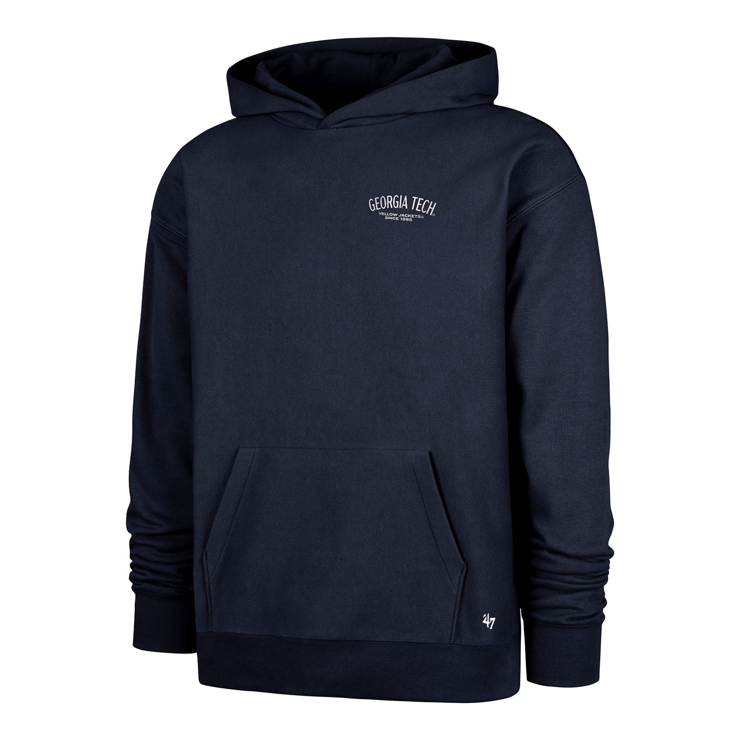 Georgia Tech Yellow Jackets 47 Brand Constantine Foundation Navy Hoodie - Front View