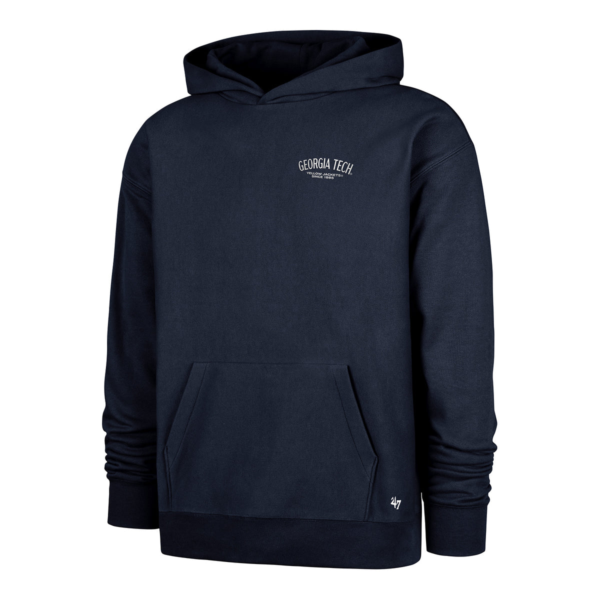 Georgia Tech Yellow Jackets 47 Brand Constantine Foundation Navy Hoodie - Front View