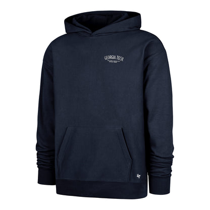 Georgia Tech Yellow Jackets 47 Brand Constantine Foundation Navy Hoodie - Front View
