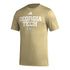 Georgia Tech Yellow Jackets Adidas Fresh Wordmark Gold T-Shirt - Front View