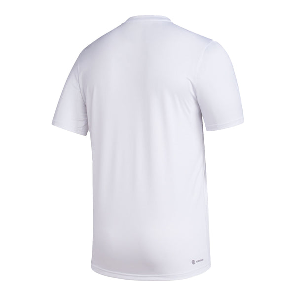 Georgia Tech Yellow Jackets Adidas Pride White T-Shirt - In White - Back View