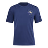 Georgia Tech Yellow Jackets Adidas Home Stack Navy T-Shirt - Front View